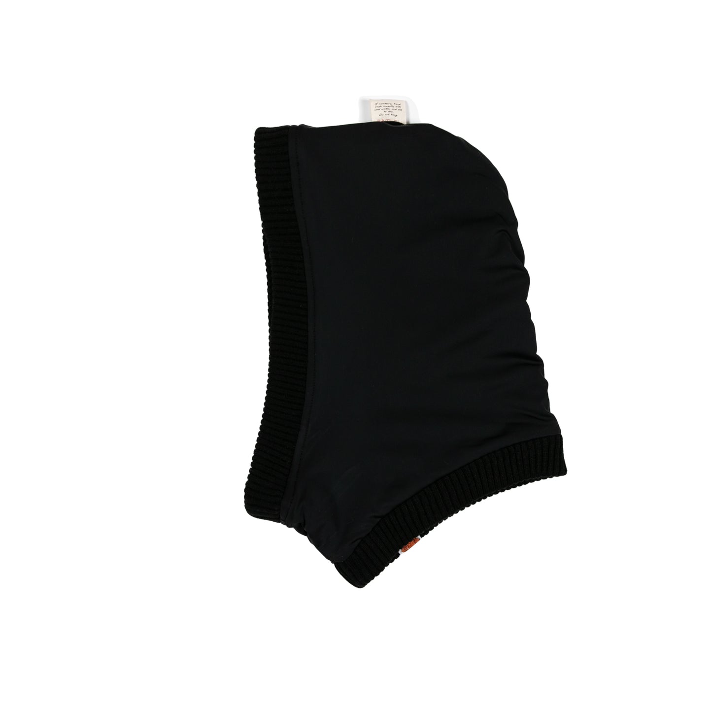CROCHET HOOD - BLACK