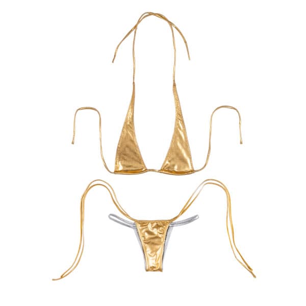 Two-Tone_Metallic_Double_Bottom_Bikini_Set